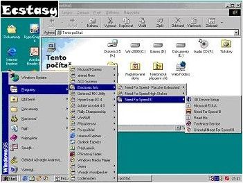 Zkladn uivatelsk rozhran Windows 98